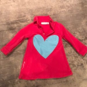 Agatha Ruiz de la Prada pink sweatshirt dress (sz 12m) - super cute!